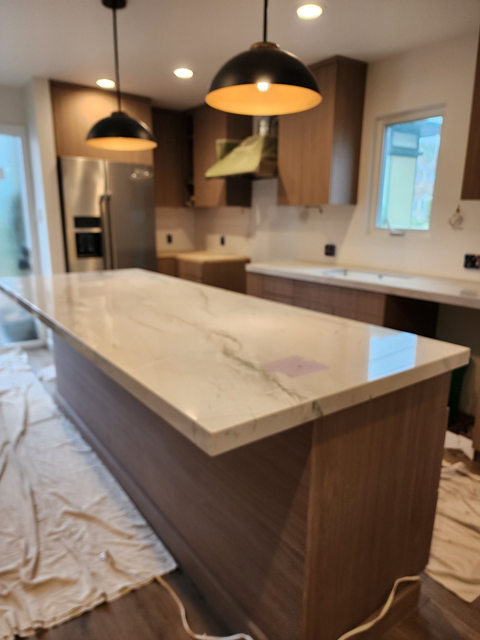 Custom kitchen island